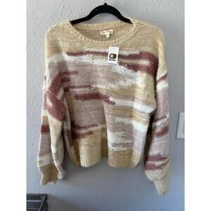 NWT Chembery from Buckle Cream Multi Mixed Yarn Sweater size S. So soft! $50 on
